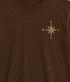 Oversize Printed Brwon T-shirt (Cotton)220gsm