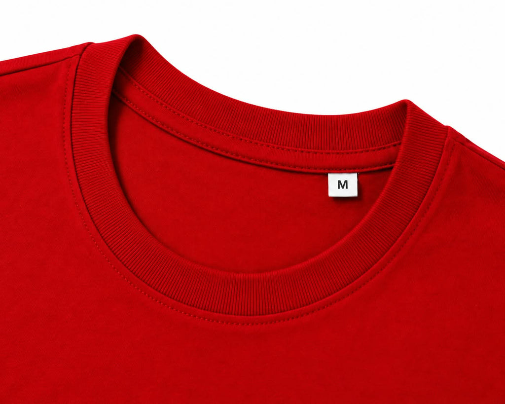 Oversize Printed Red T-shirt (Cotton)220gsm