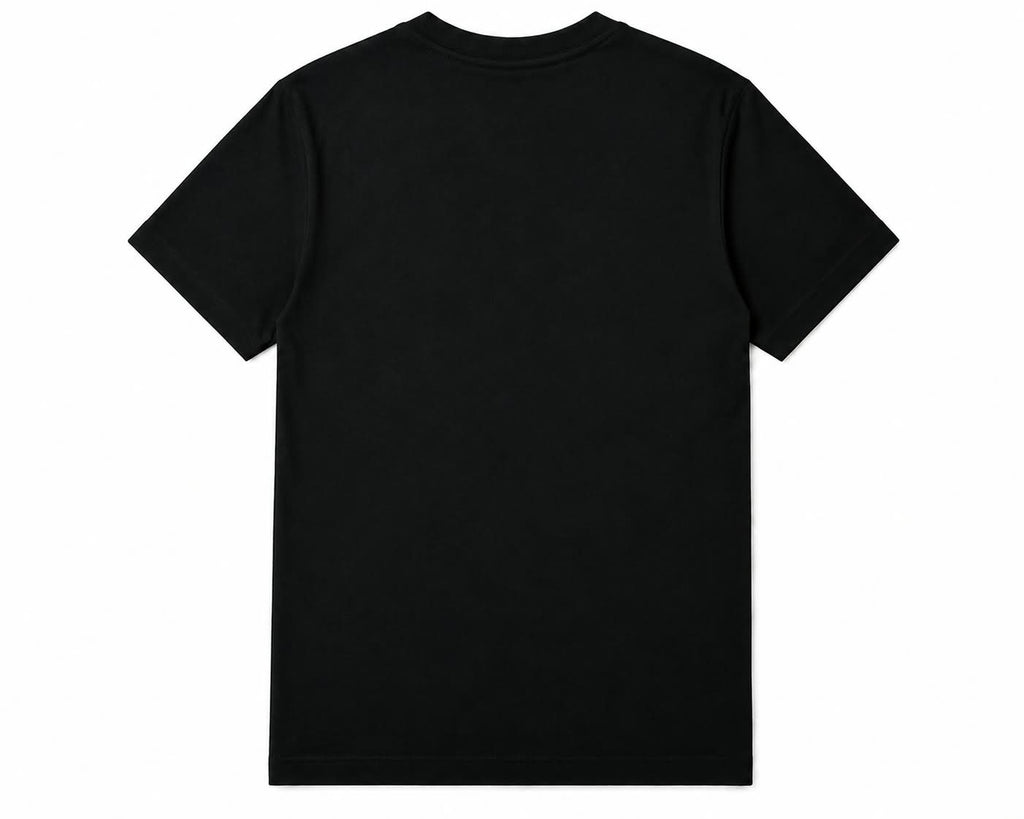Oversize Printed Black T-shirt (Cotton)220gsm
