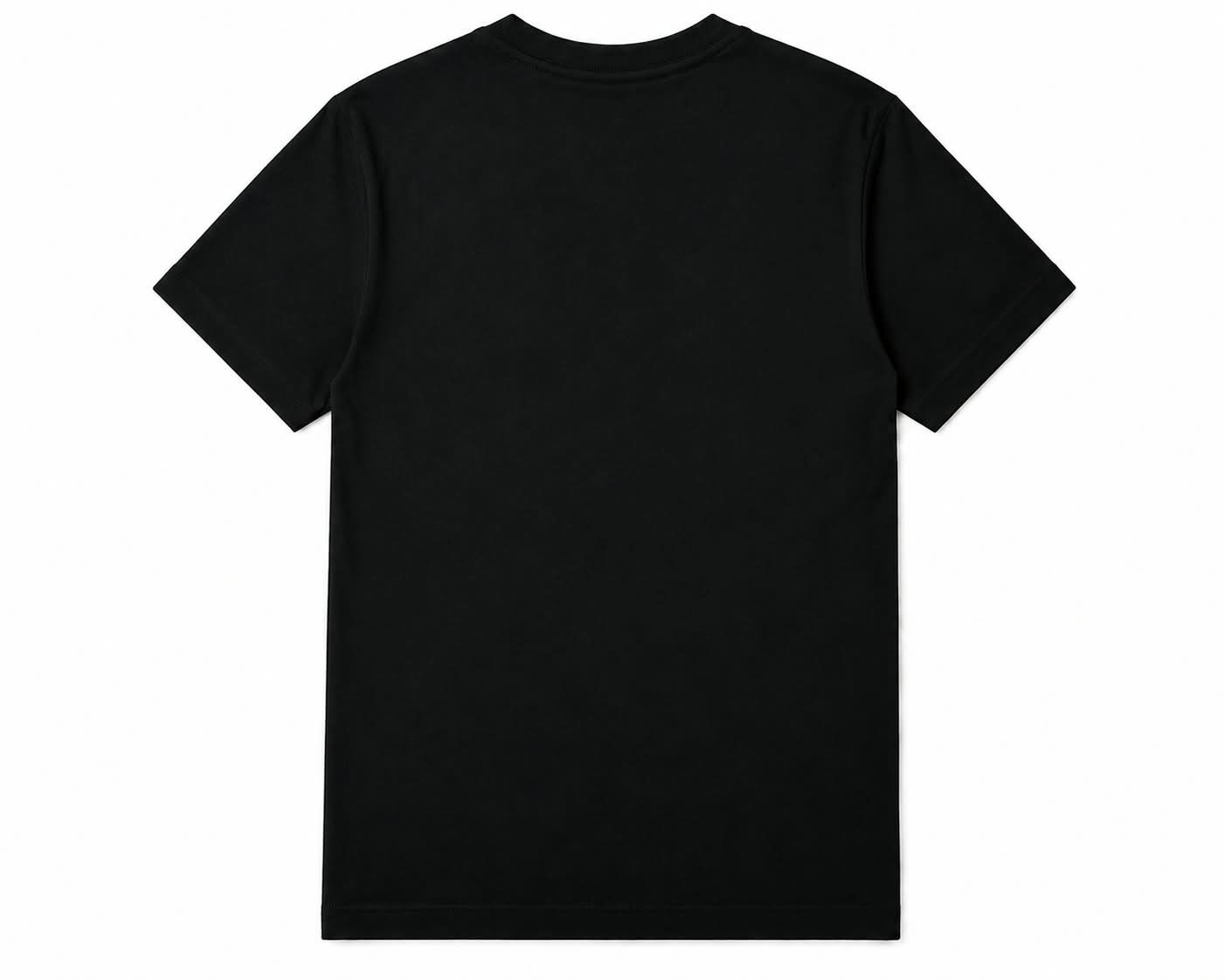 Oversize Printed Black T-shirt (Cotton)220gsm
