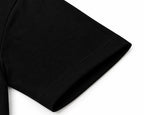 Oversize Printed Black T-shirt (Cotton)220gsm