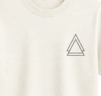 Oversize Triangle White T-shirt (Cotton)220gsm