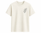 Oversize Leaf White T-shirt (Cotton)220gsm