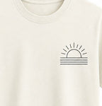 Oversize Printed White T-shirt (Cotton)220gsm