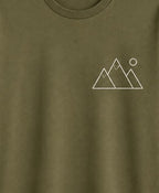 Oversize Printed Sage Green T-shirt (Cotton)220gsm