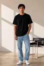Round Neck Oversize T-shirt 220gsm (Cotton)