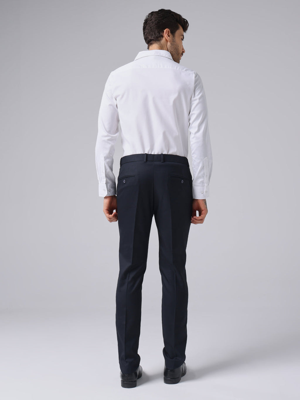 White Formal Satin Shirt For Men