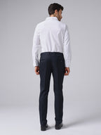 White Formal Satin Shirt For Men