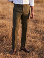 Bottle Green Flexi Formal Pant