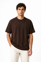 Round Neck Oversize T-shirt 220gsm (Cotton)
