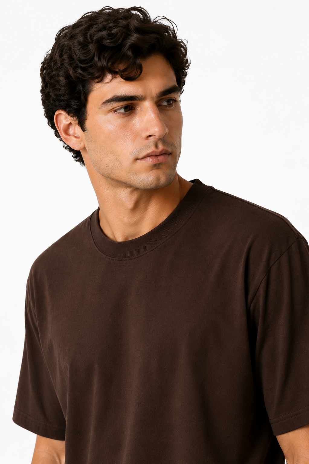 Round Neck Oversize T-shirt 220gsm (Cotton)
