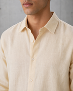 Linen Light Yellow Shirts