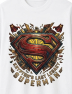 Superman Oversize White T-shirt (Cotton)