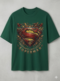 Superman Oversize Green T-shirt (Cotton)