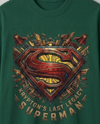 Superman Oversize Green T-shirt (Cotton)
