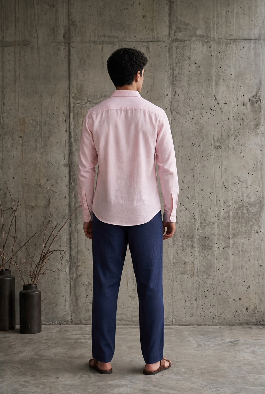 Linen Soft Pink Shirts