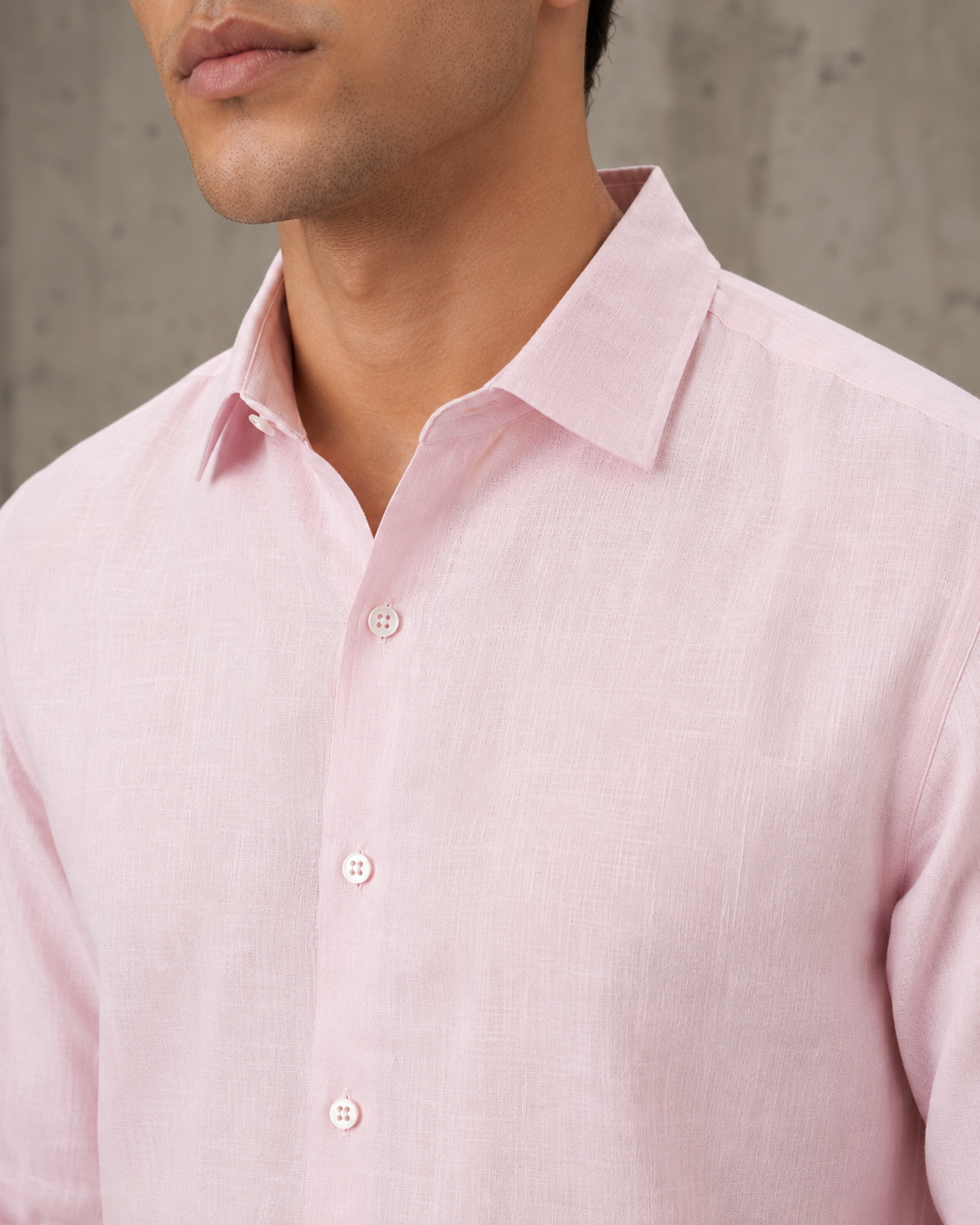Linen Soft Pink Shirts