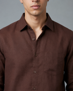 Linen Brown Shirts