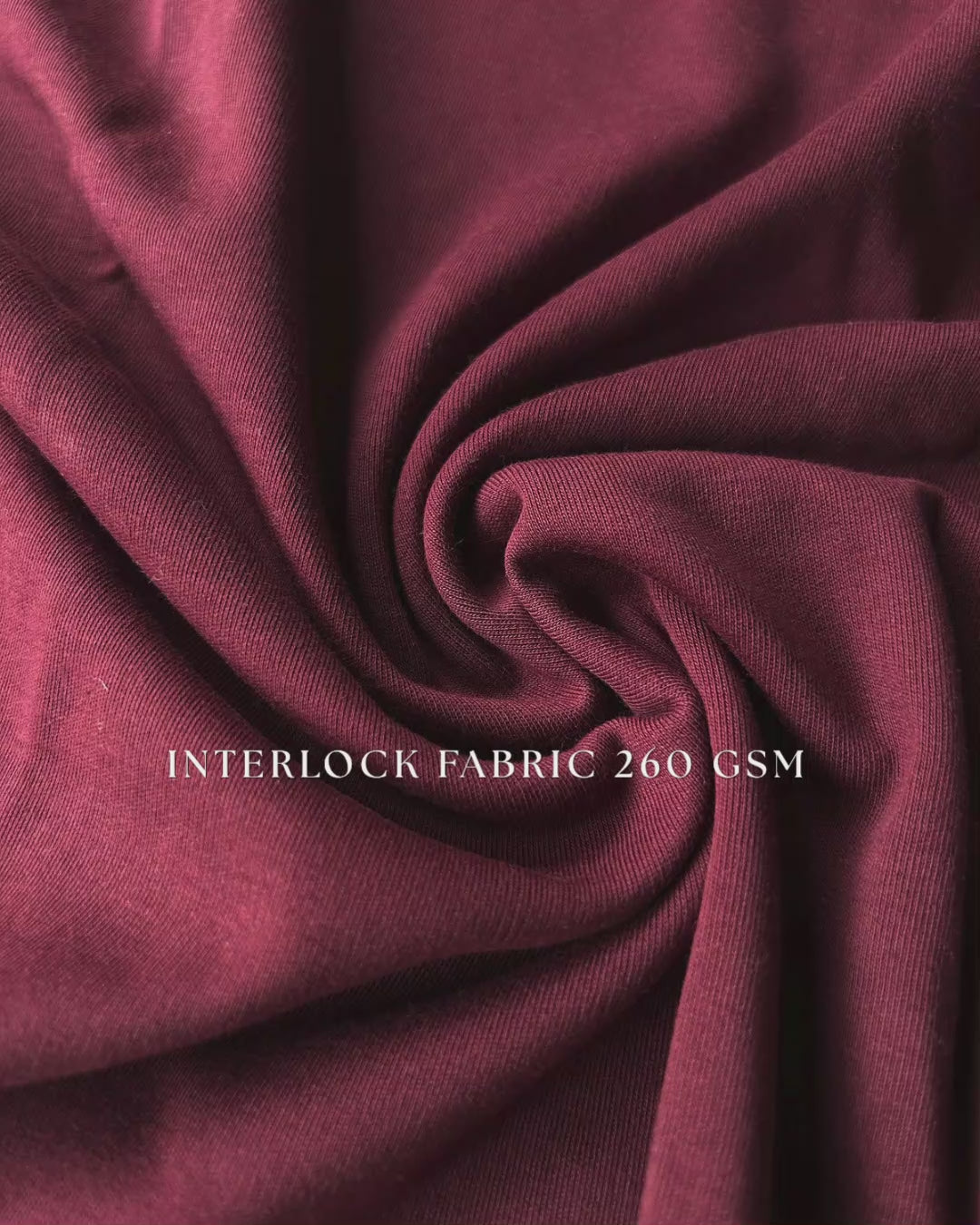 Interlock Over size t-shirt (Cotton)
