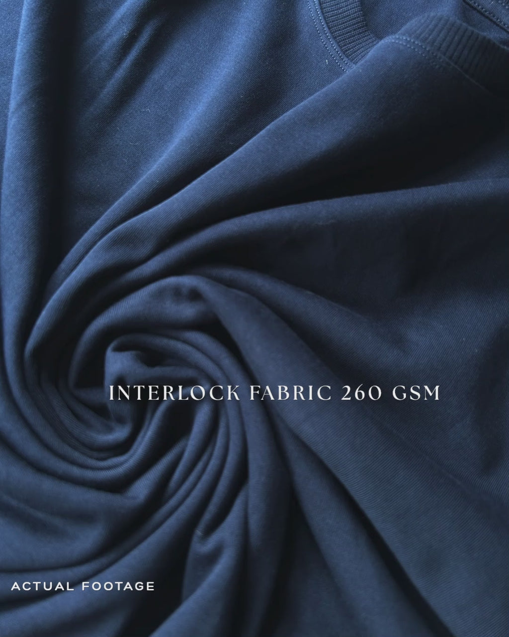 Interlock Over size t-shirt (Cotton)