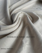 Interlock Over size t-shirt (Cotton)