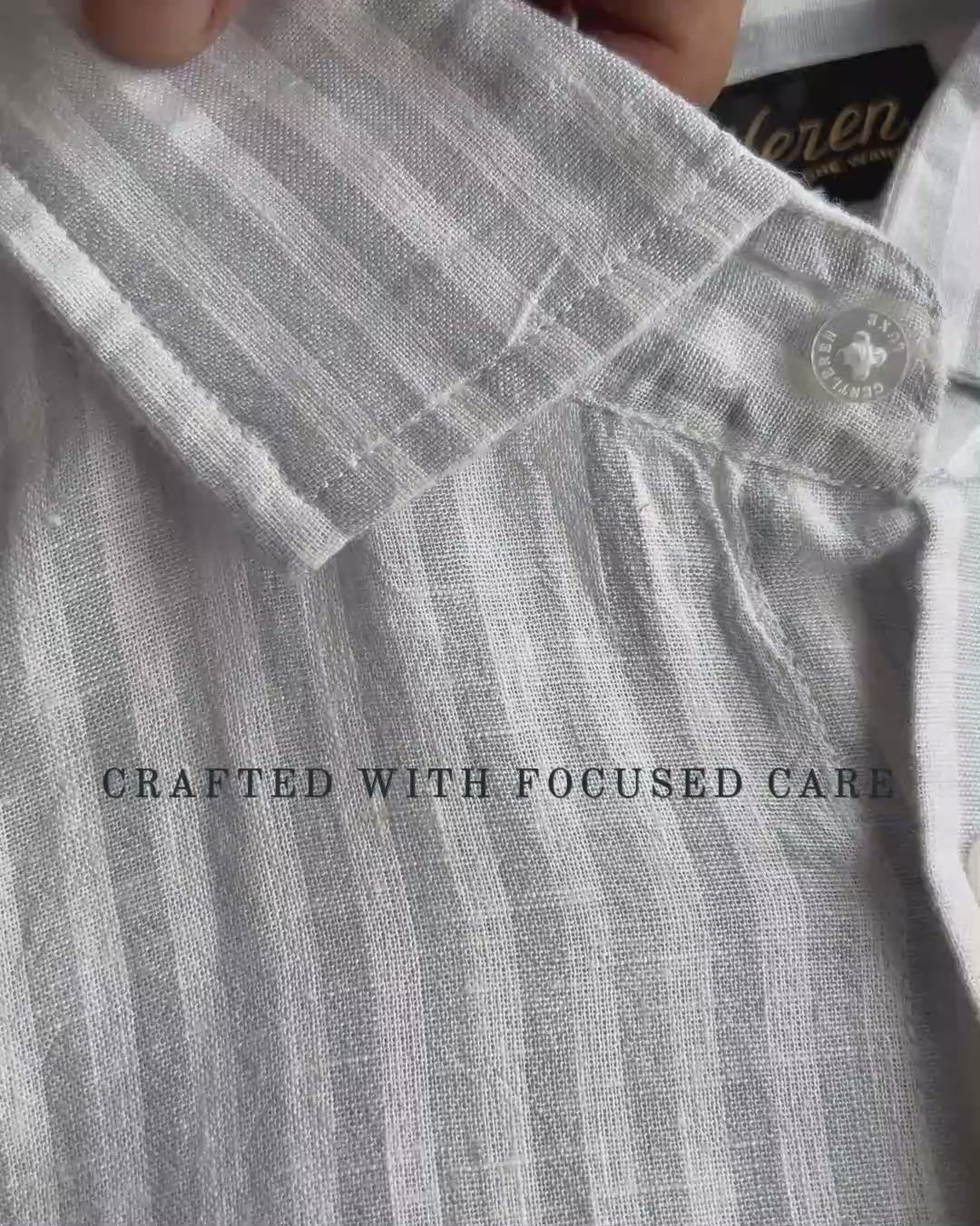 Linen Stripes Blue Shirts