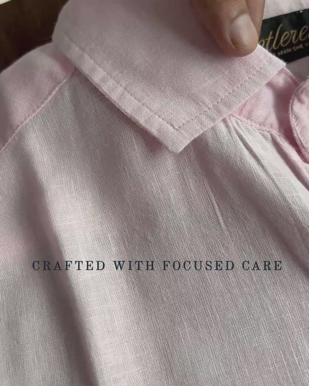 Linen Soft Pink Shirts