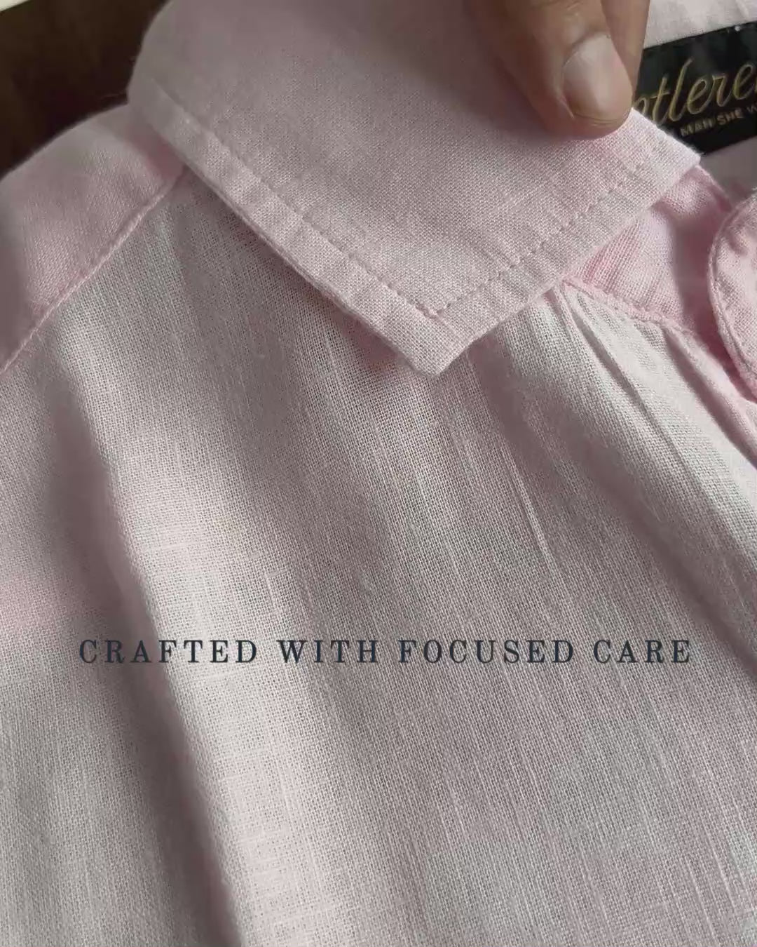Linen Soft Pink Shirts