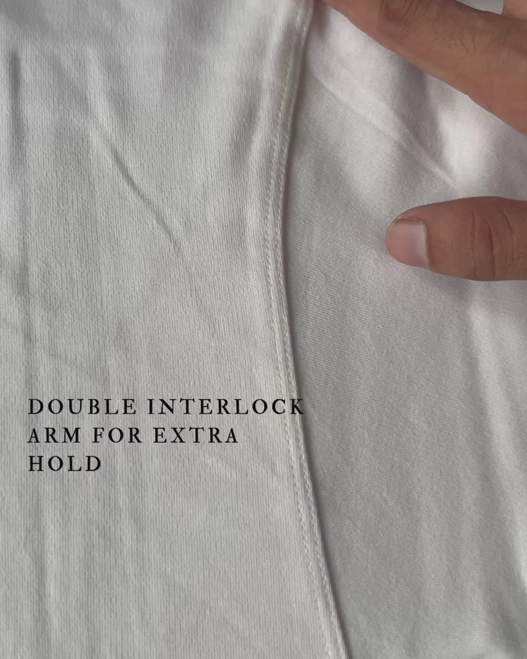 Interlock Over size t-shirt (Cotton)