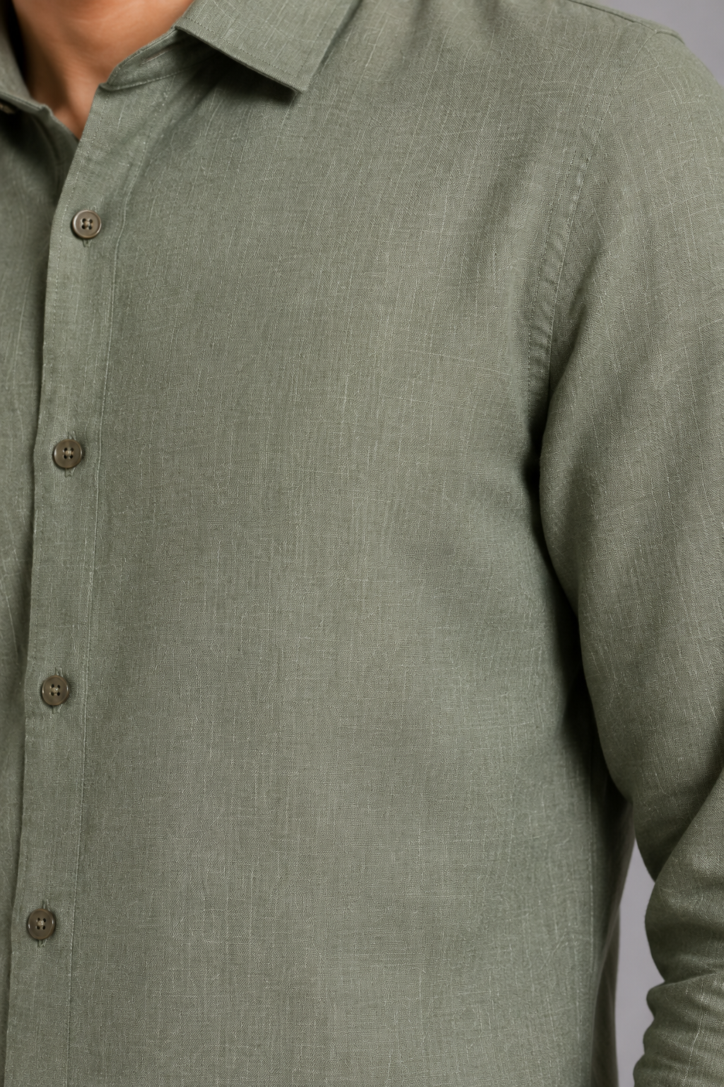 Linen Sage Green Shirts