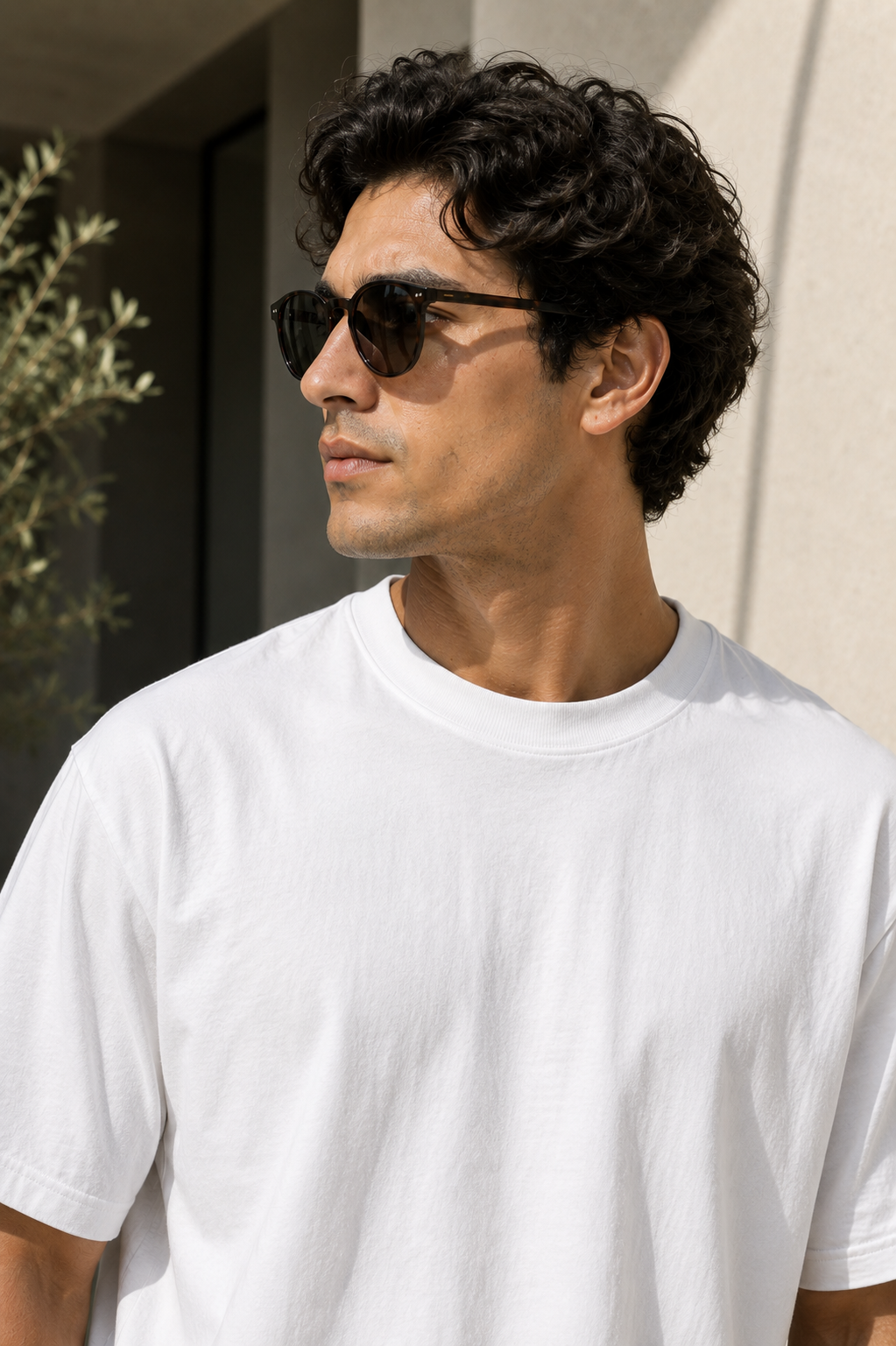Round Neck Oversize T-shirt 220gsm (Cotton)