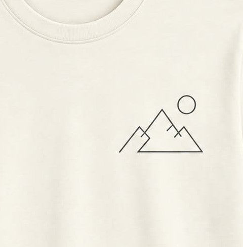 Oversize Printed White T-shirt (Cotton)220gsm