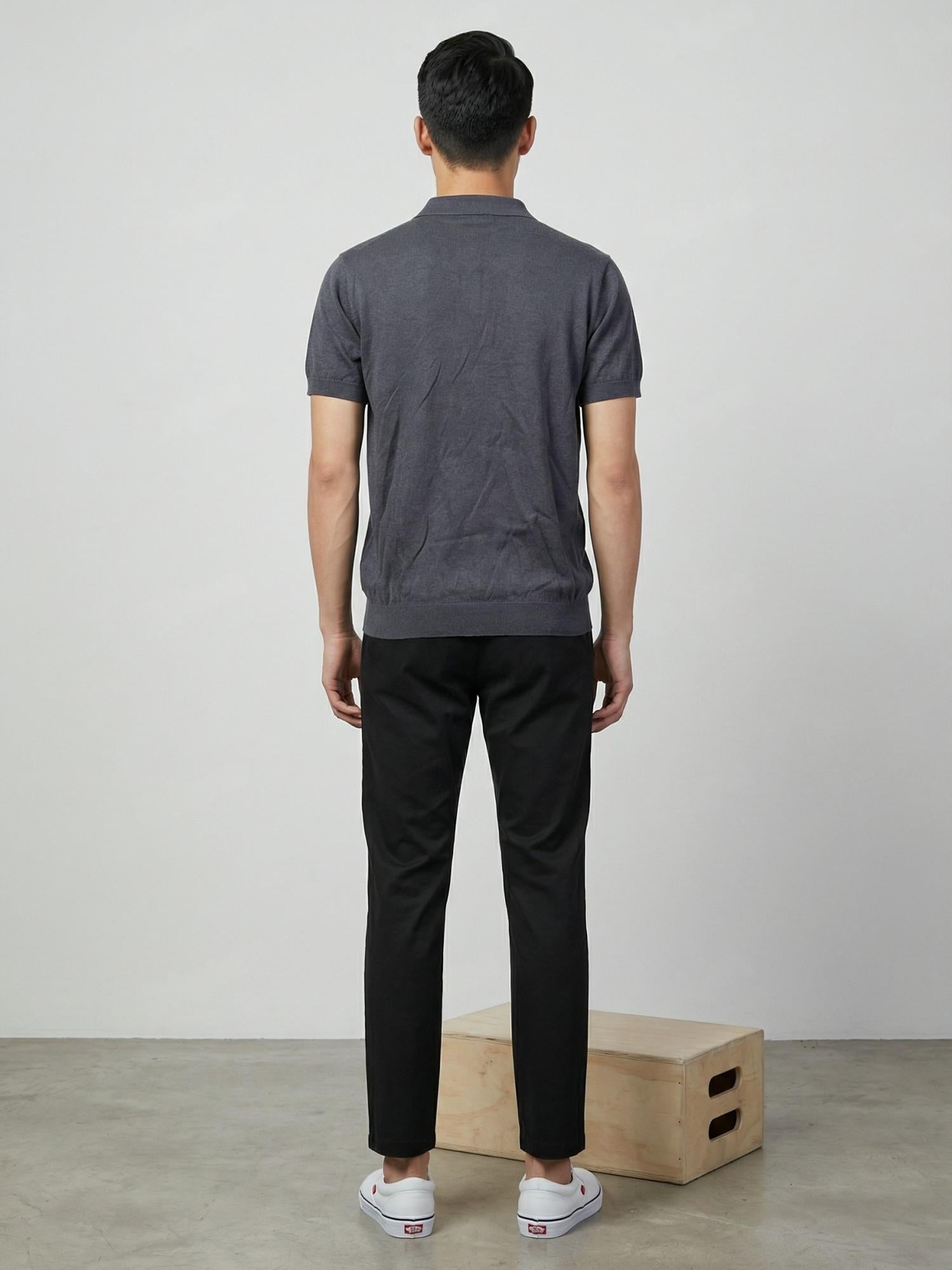 Polo Zipper Half T-Shirt