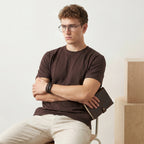 Brown Round Neck T-Shirt
