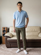 Polo Zipper Half T-Shirt