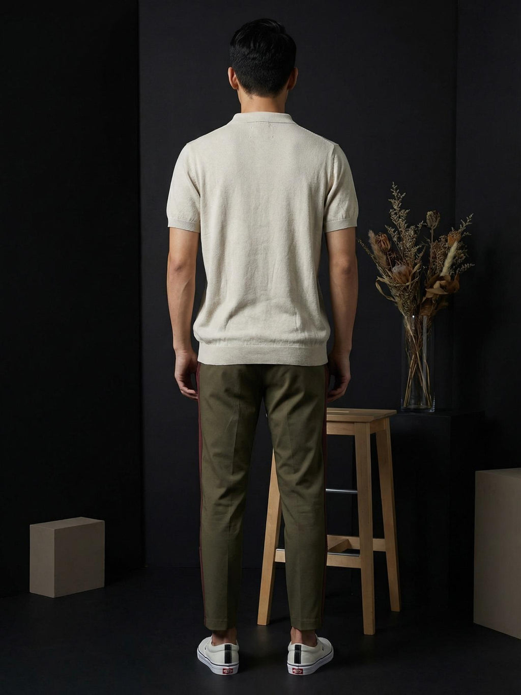Polo Zipper Half T-Shirt