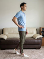 Polo Zipper Half T-Shirt